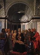 Piero della Francesca pala mantefeltro oil painting